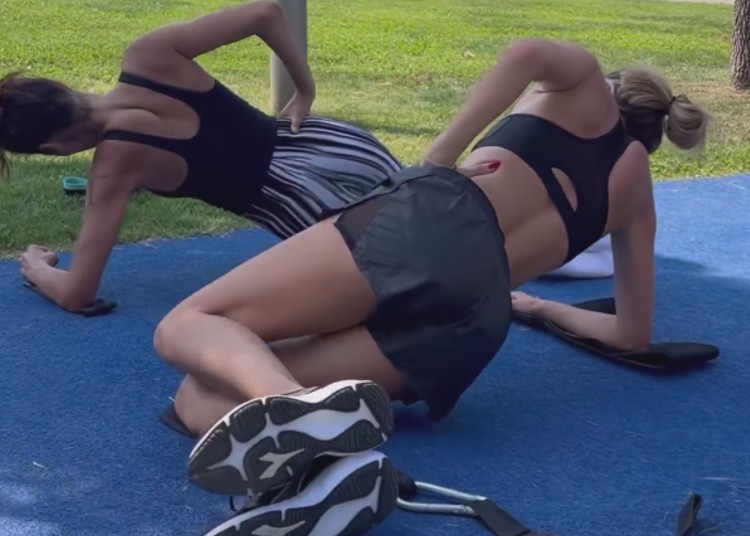 Diletta Leotta ed Elodie si allenano insieme a Milano dopo le vacanze