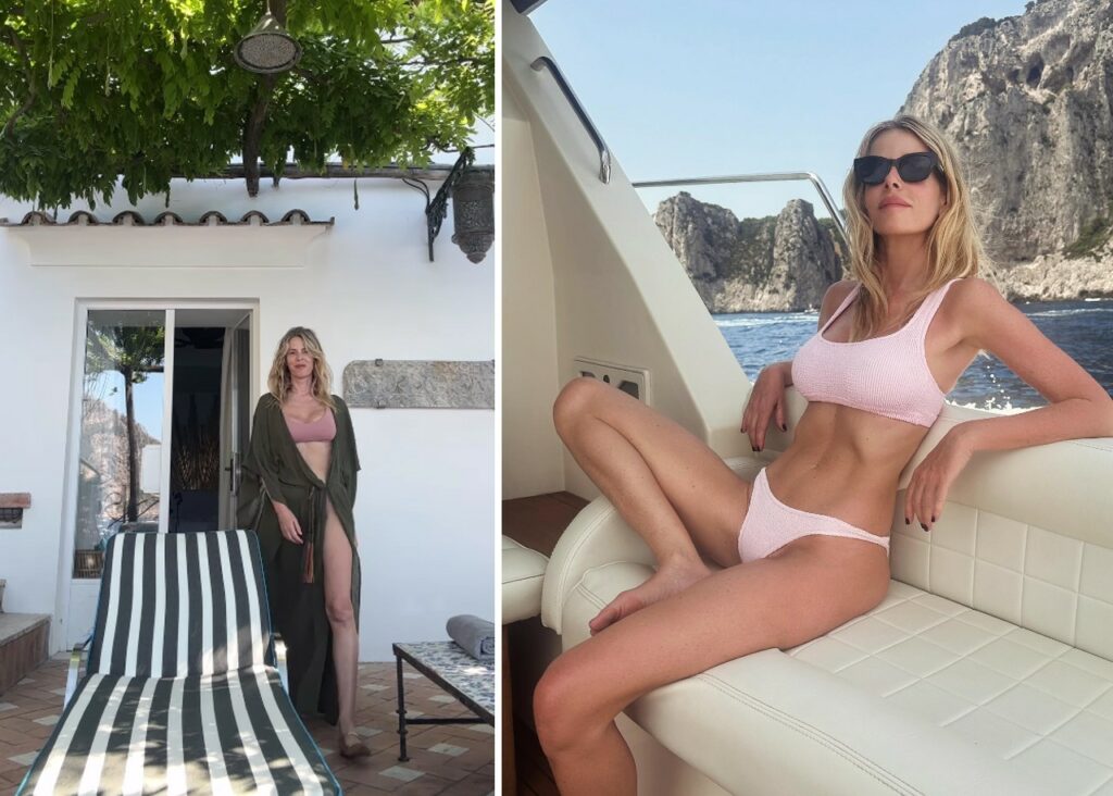 Alessia Marcuzzi strepitosa al mare in bikini