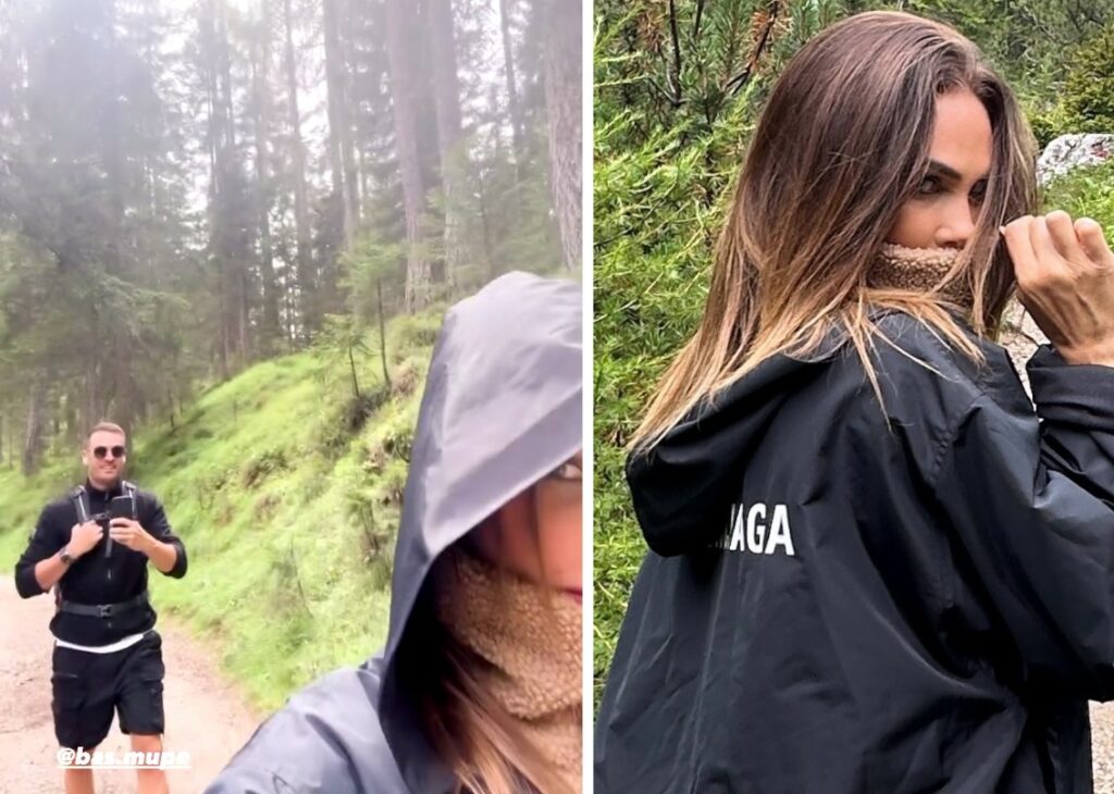 Ilary Blasi e il fidanzato Bastian Muller dal mare alla montagna, sempre insieme: le immagini
