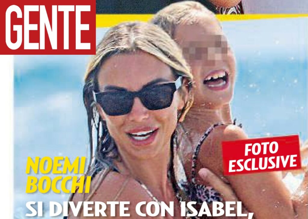 Isabel Totti gioca e si diverte da matti in vacanza con la 'matrigna' Noemi Bocchi: le immagini su 'Gente'