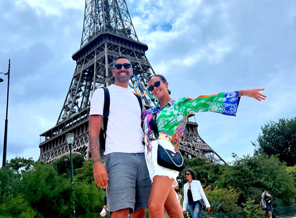 Giorgia Palmas e Filippo Magnini a Parigi per le Olimpiadi