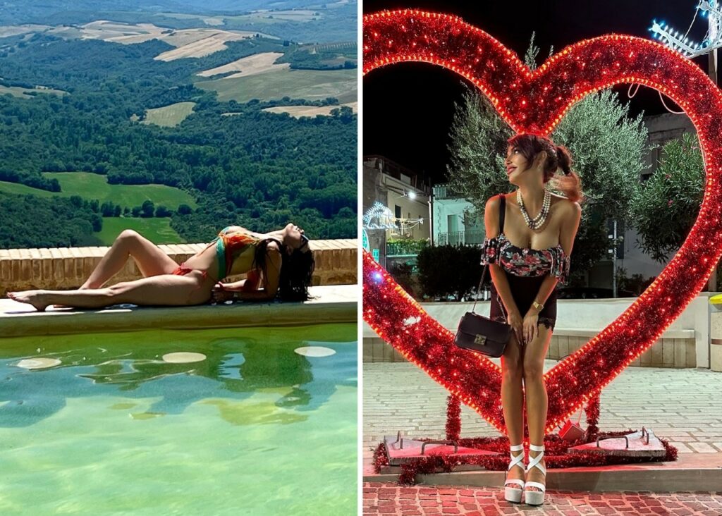 Francesca De Andrè finalmente felice in vacanza Francesca De Andrè finalmente felice in vacanza