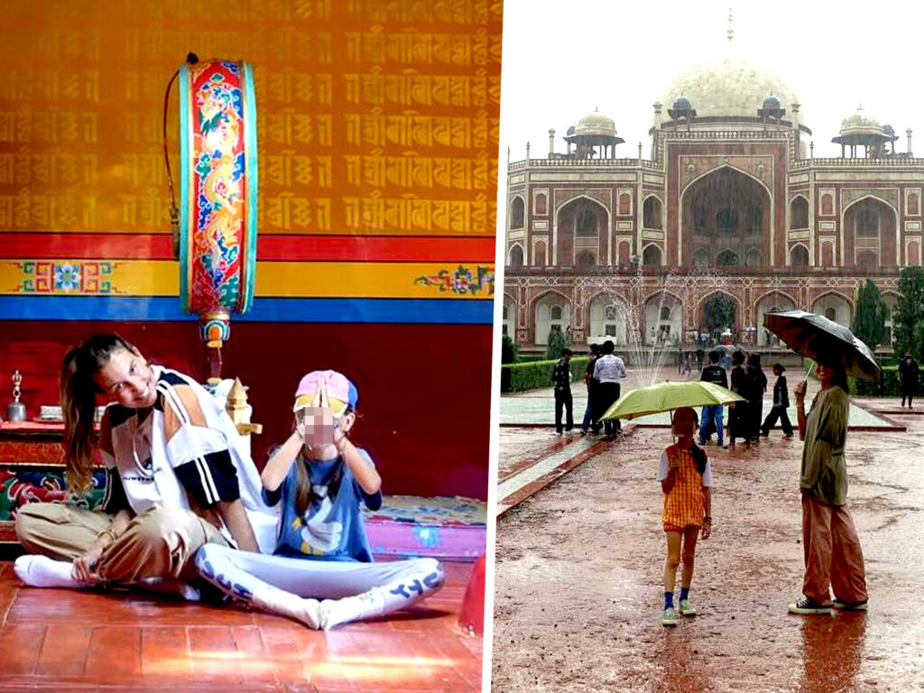 Francesca Fioretti e la figlia Vittoria, avuta con Davide Astori ormai 8 anni fa, in viaggio insieme in India: le tenere foto