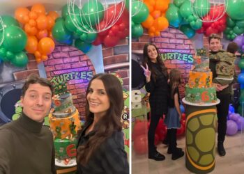 Cristina De Pin e Riccardo Montolivo festeggiano i 6 anni del figlio Mathias