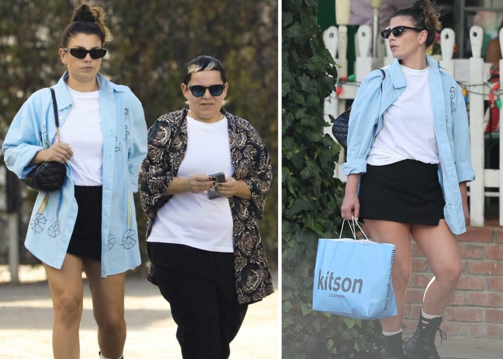 Emma Marrone come una star a Los Angeles: i paparazzi la seguono per le vie di Beverly Hills durante lo shopping, foto