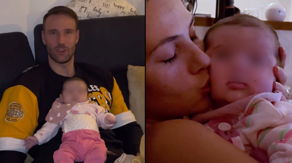 Andrea Zenga e Rosalinda Cannavò festeggiano i 2 mesi di Camilla Andrea Zenga e Rosalinda Cannavò festeggiano i 2 mesi di Camilla