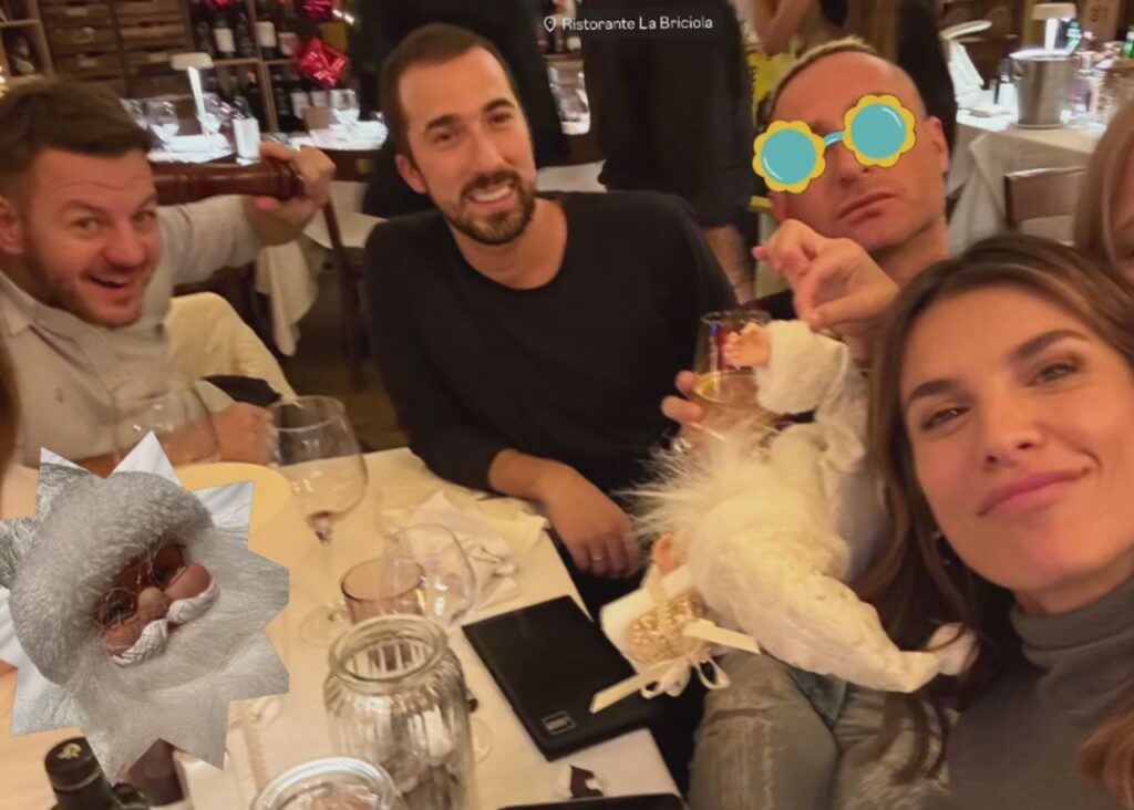 Elisabetta Canalis torna a Milano con la figlia Skyler