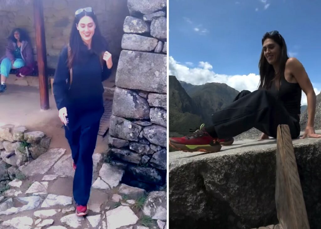 Cecilia Rodriguez e Ignazio Moser alle prese con la scalata del Machu Picchu Cecilia Rodriguez e Ignazio Moser alle prese con la scalata del Machu Picchu