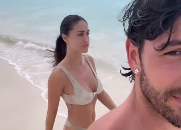 Cecilia Rodriguez e Ignazio Moser felici ai Caraibi in luna di miele