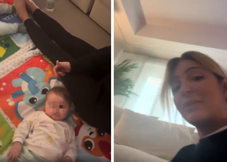 Veronica Peparini prova a far dire 'mamma' alle gemelline