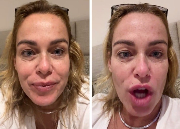 Sonia Bruganelli toglie per sbaglio il filtro durante la diretta Instagram e scherza con i followers Sonia Bruganelli toglie per sbaglio il filtro durante la diretta Instagram e scherza con i followers