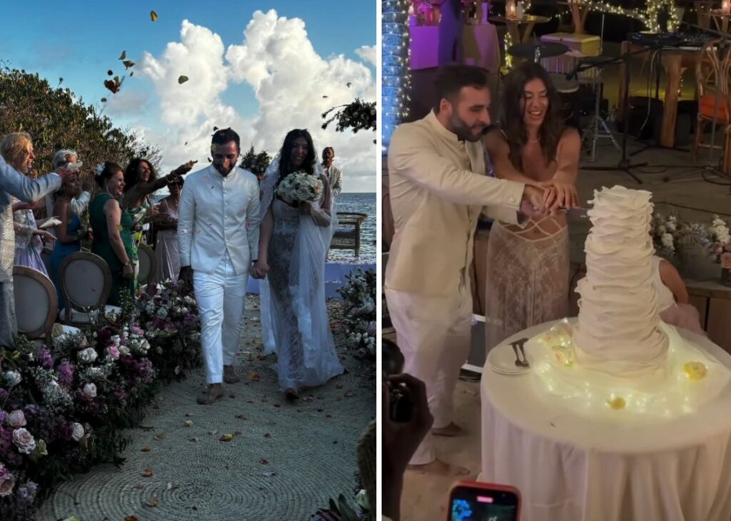 Le foto delle nozze in Africa della primogenita di Loredana Lecciso, Brigitta Cazzato