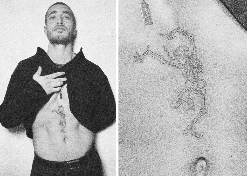 Antonino Spinalbese, papà della figlia di Belen, mostra il nuovo tatuaggio sulla pancia che gli ha fatto la sua nuova fidanzata: guarda