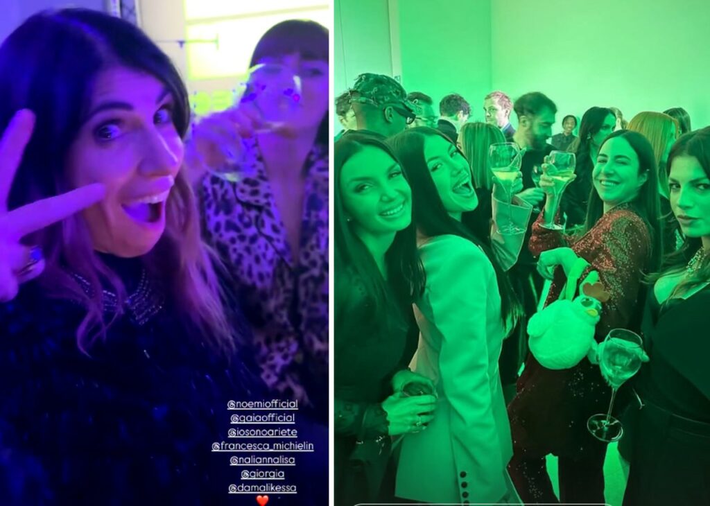 Emma e le altre vip alla serata di Spotify
