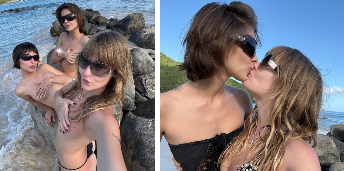 Victoria De Angelis dei Maneskin scatenata con la fidanzata Luna Passos ai Caraibi: topless e baci roventi, foto - Gossip.it | News sul Gossip e VIP