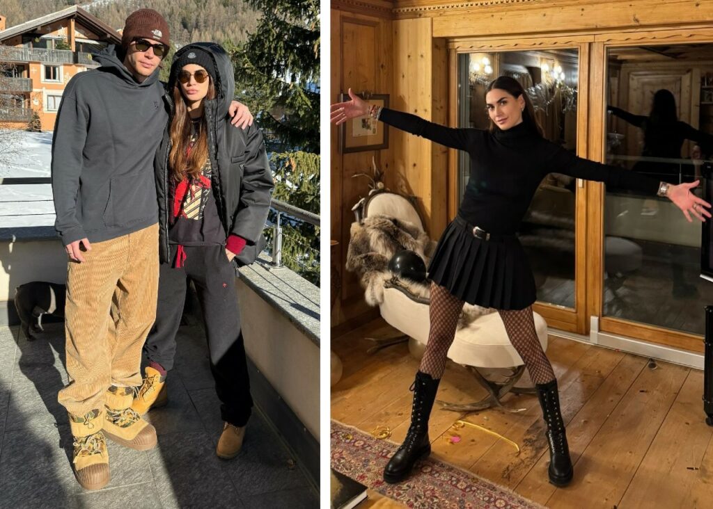 Melissa Satta e Carlo Beretta innamorati a Saint Moritz