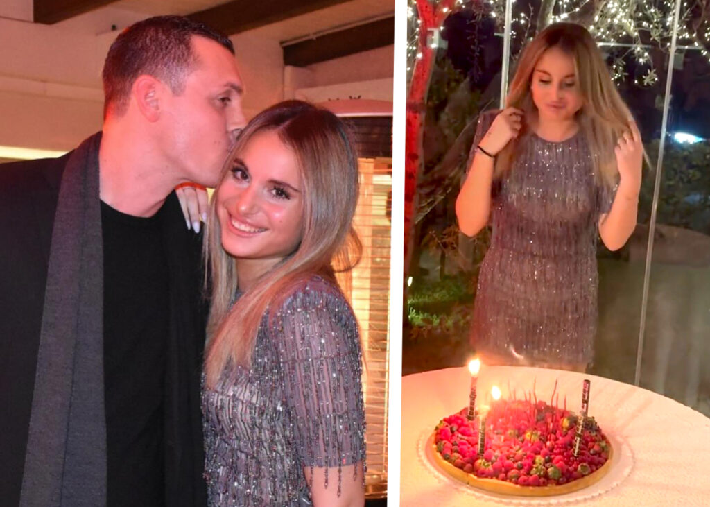 Noemi D'Alessio, prima nipote di Gigi D'Alessio, ha già compiuto 18 anni! Gli auguri del padre Claudio e le immagini della festa Noemi D'Alessio, prima nipote di Gigi D'Alessio, ha già compiuto 18 anni! Gli auguri del padre Claudio e le immagini della festa