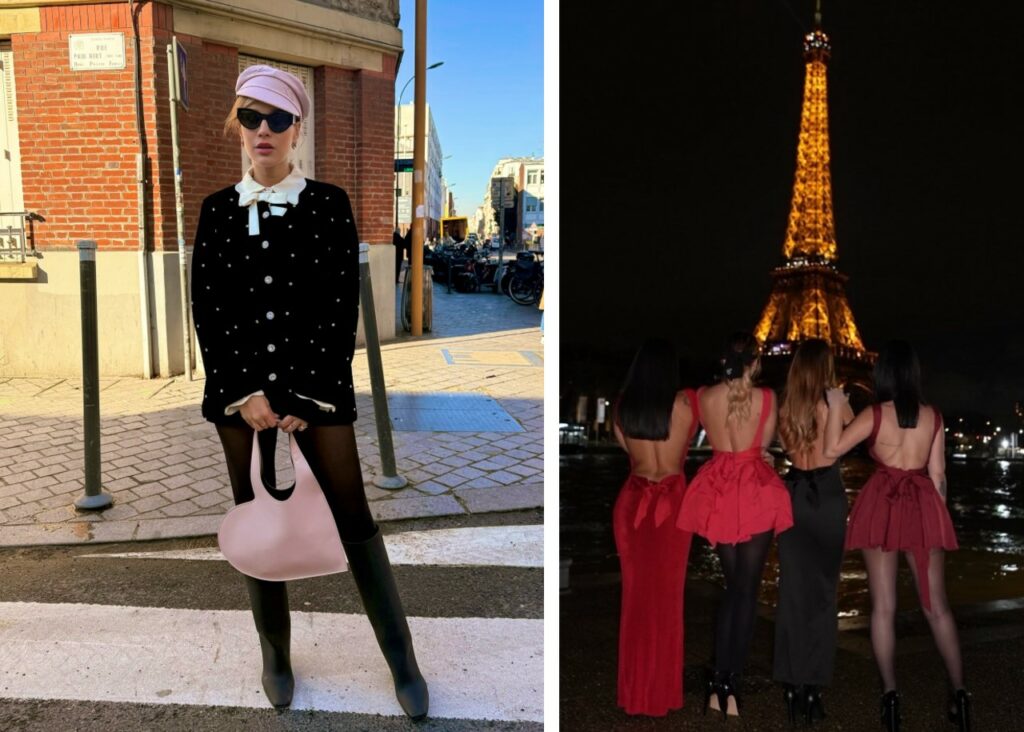 Clizia Incorvaia vola a Parigi con le amiche