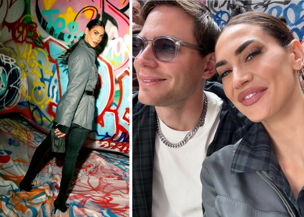 Melissa Satta e Carlo Beretta alle sfilate milanesi Melissa Satta e Carlo Beretta alle sfilate milanesi