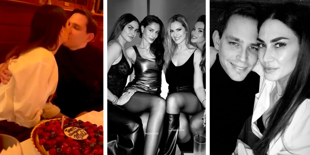 Melissa Satta, compleanno al bacio con Carlo Beretta a Milano, ci sono anche le amiche vip: foto