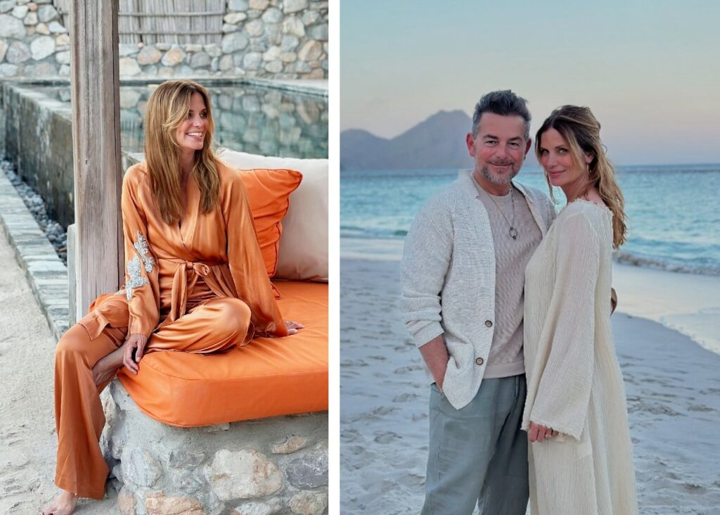 Filippa Lagerback e Daniele Bossari romantici in Oman Filippa Lagerback e Daniele Bossari romantici in Oman