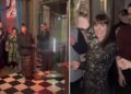 Victoria Cabello, festa a sorpresa a Milano per i 50 anni: tanti vip con la sua stessa frangetta per l’occasione, foto