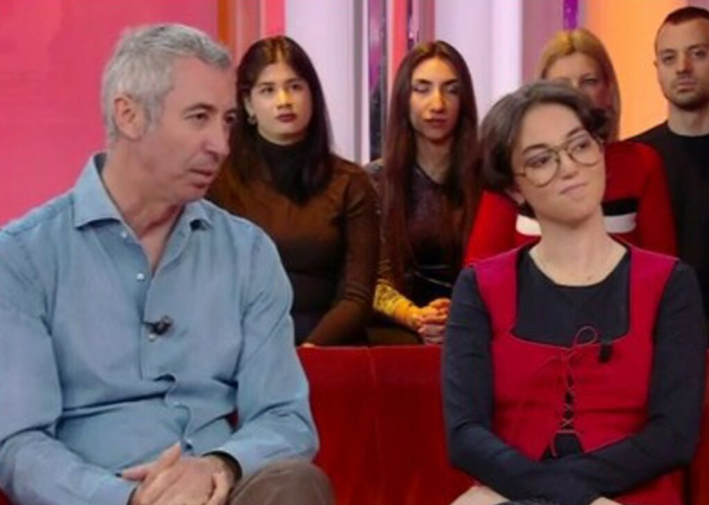 Paolo Kessisoglu di 'Luca e Paolo' dalla Balivo con la figlia Lunita: ''La canzone? E’ stato un modo terapeutico di dirci le cose''