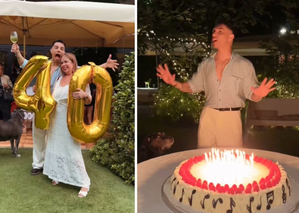 Marco Carta festeggia 40 anni con gli amici e il nuovo fidanzato
