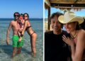 Valentino Rossi e Francesca Sofia Novello sono già ad Ibiza con le figlie