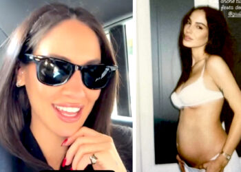 ''Posso già festeggiare la Festa della Mamma?'': Giulia De Lellis mostra nuove foto del pancione e si fa una domanda