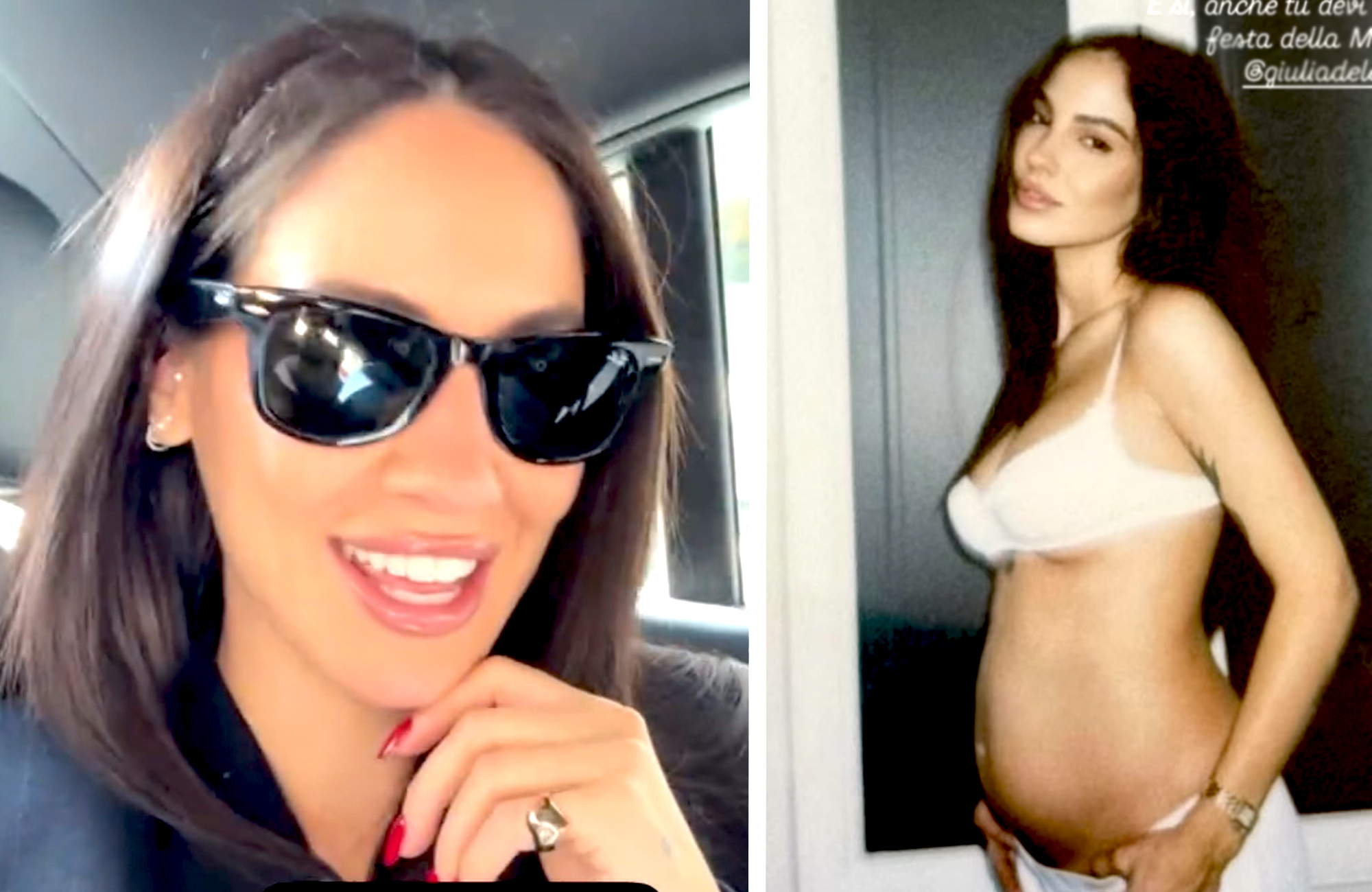 ''Posso già festeggiare la Festa della Mamma?'': Giulia De Lellis mostra nuove foto del pancione e si fa una domanda - Gossip.it | News sul Gossip e VIP