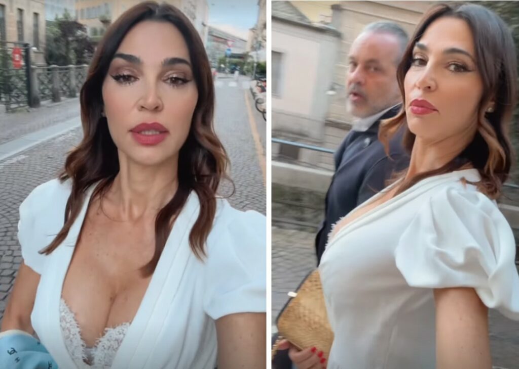 ''Sei in costume'': il futuro marito di Cecilia Capriotti la critica per l'abito di Scervino secondo lui troppo scollato, lei lo attacca ''Sei in costume'': il futuro marito di Cecilia Capriotti la critica per l'abito di Scervino secondo lui troppo scollato, lei lo attacca