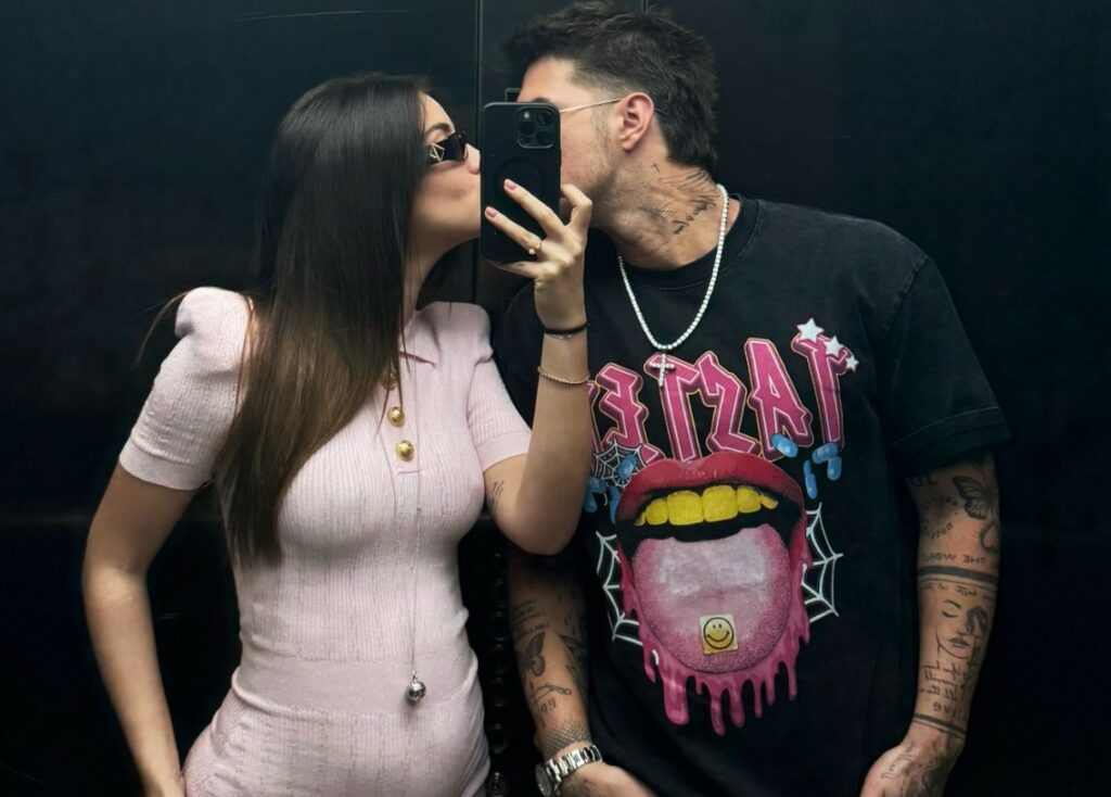 Andrea Damante, ex di Giulia De Lellis, e la compagna incinta Elisa Visari sono innamoratissimi: pancione e felicità, la foto