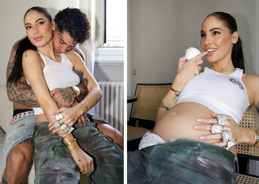 L'album delle foto della gravidanza di Giulia De Lellis incinta di Tony Effe