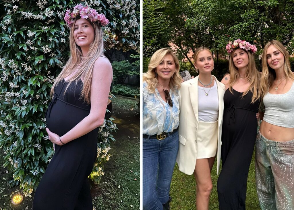 La sorella di Chiara Ferragni incinta sbalordita di fronte al baby shower a sorpresa: la sua reazione