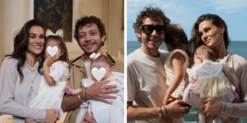 Le foto del battesimo della figlia di Valentino Rossi in Romagna