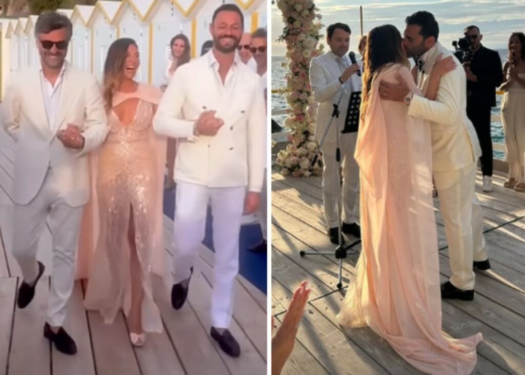 L'attrice Claudia Ruffo di 'Un Posto al Sole' si è sposata: le foto delle nozze da sogno a Capri nel weekend con le amiche vip