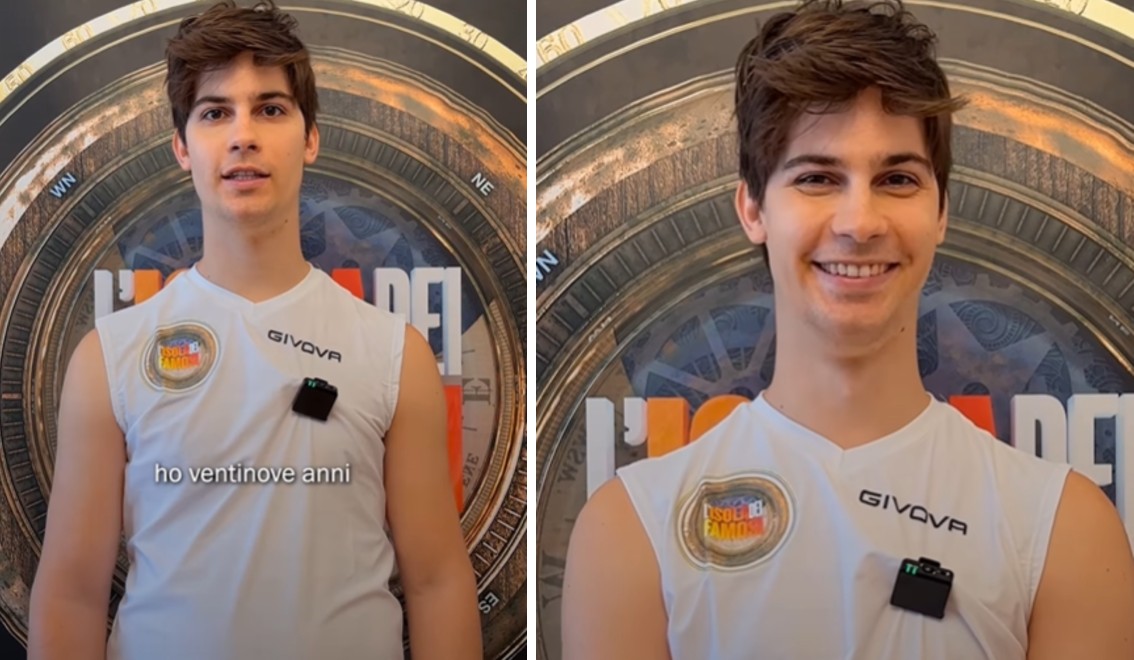 Lorenzo Tano ha ''mangiato come un animale'' prima di volare in Honduras per l'Isola dei Famosi: le immagini della sua presentazione - Gossip.it | News sul Gossip e VIP