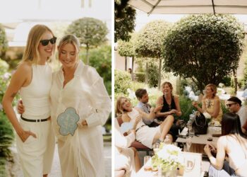 Chiara Ferragni al baby shower dell'amica Veronica Ferraro