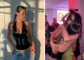 Diletta Leotta scatenata al concerto dell'amica Elodie