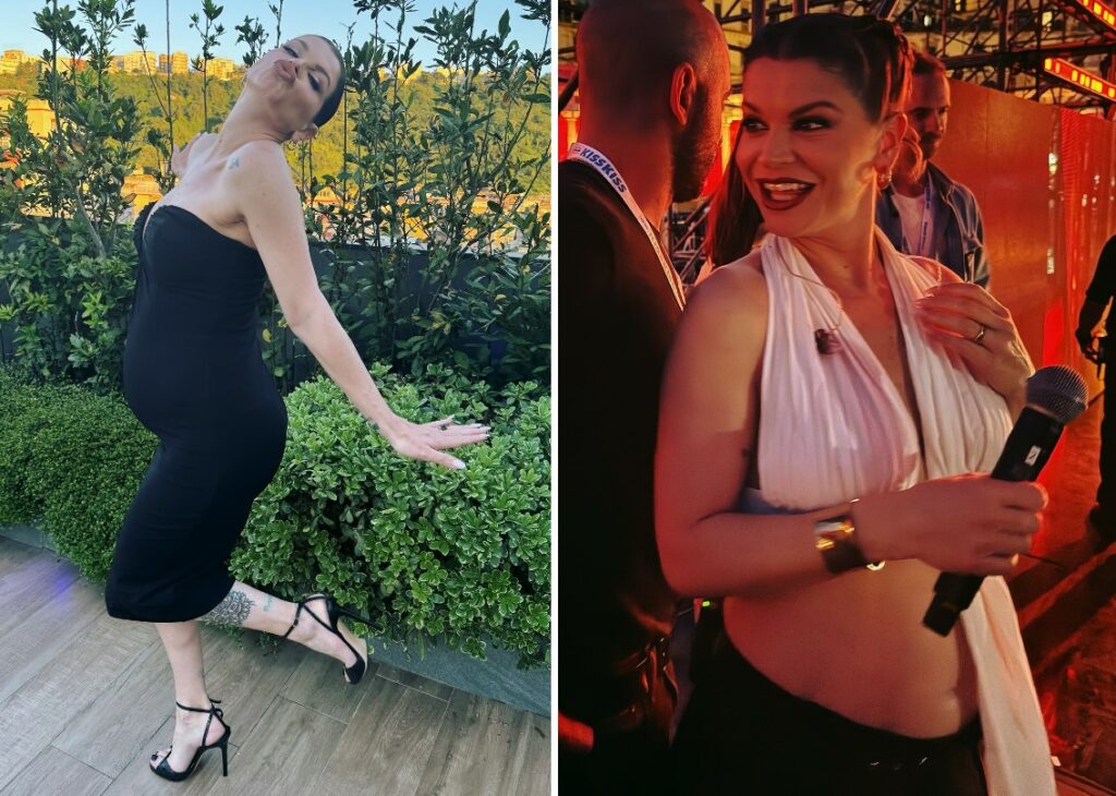 Alessandra Amoroso col pancione al settimo mese non si ferma un attimo: la cantante in giro per l'Italia tra concerti e dolce attesa, foto