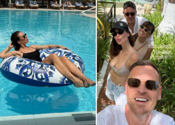 Ilary Blasi vola in Spagna per godersi l'esplosione della bella stagione al mare col compagno Bastian e gli amici: foto