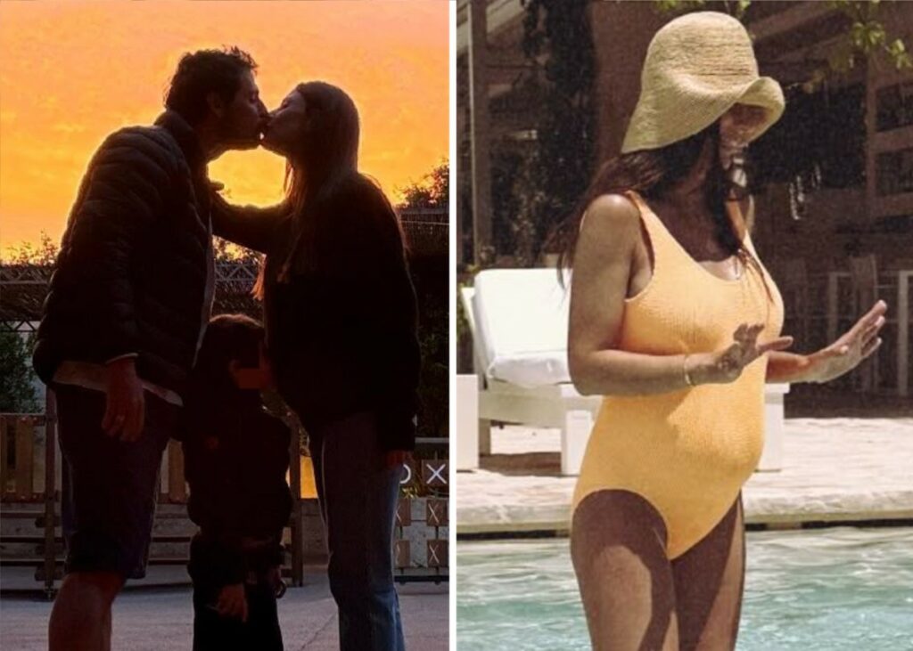 L'ex Professoressa de 'L'Eredità' Ludovica Caramis mamma bis, è incinta del marito calciatore Mattia Destro, ex Roma: le foto col pancione