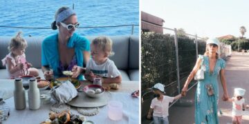 Paris Hilton in vacanza in Sardegna sullo yacht di lusso con il marito e i figli: guarda