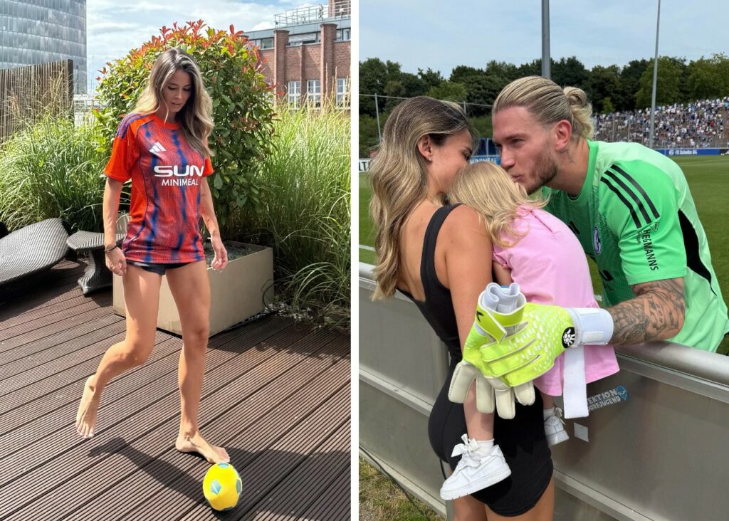 Diletta Leotta sorprende Loris Karius in Germania