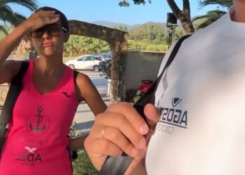 Giorgia Palmas e Filippo Magnini, sveglia all'alba per il Padel