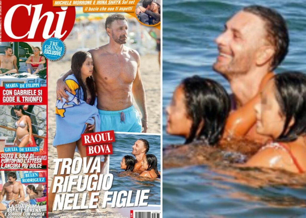 Raoul Bova si ''rifugia'' al mare con le figlie nel bel mezzo della bufera mediatica che l'ha travolto per il presunto tradimento di Rocìo: ecco dove sta