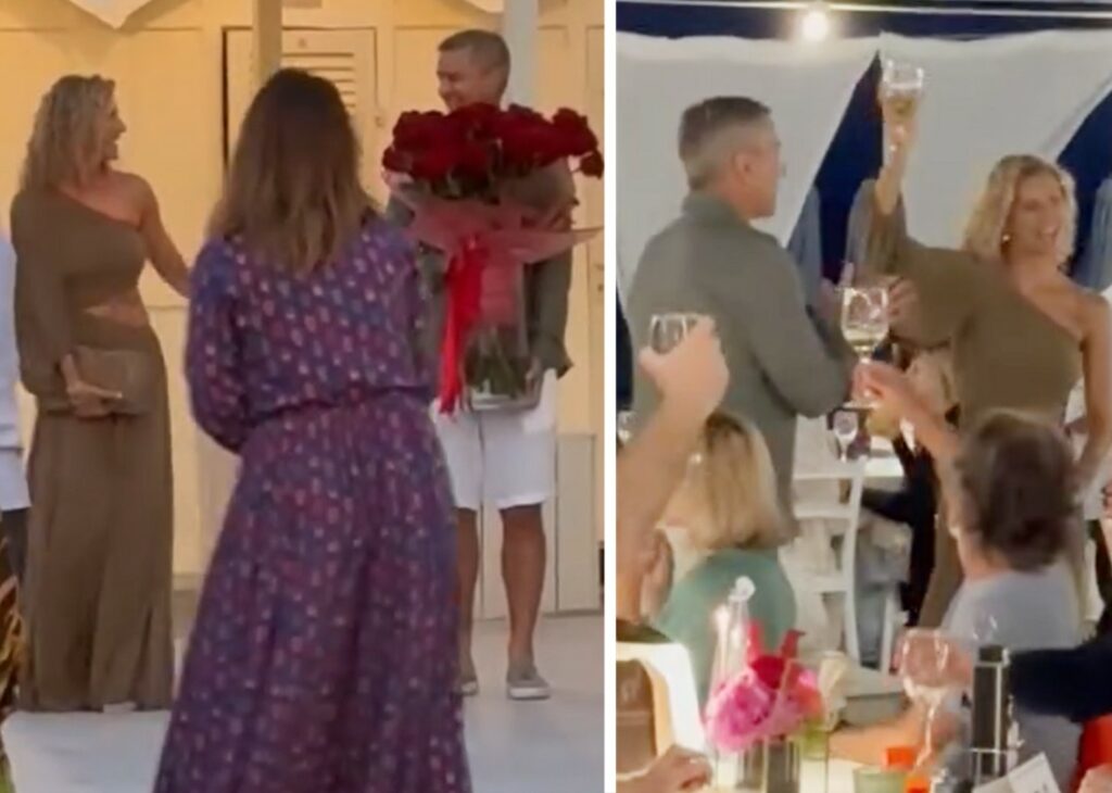 Martina Colombari festeggia 50 anni con una cena da sogno in spiaggia a Riccione: guarda Martina Colombari festeggia 50 anni con una cena da sogno in spiaggia a Riccione: guarda