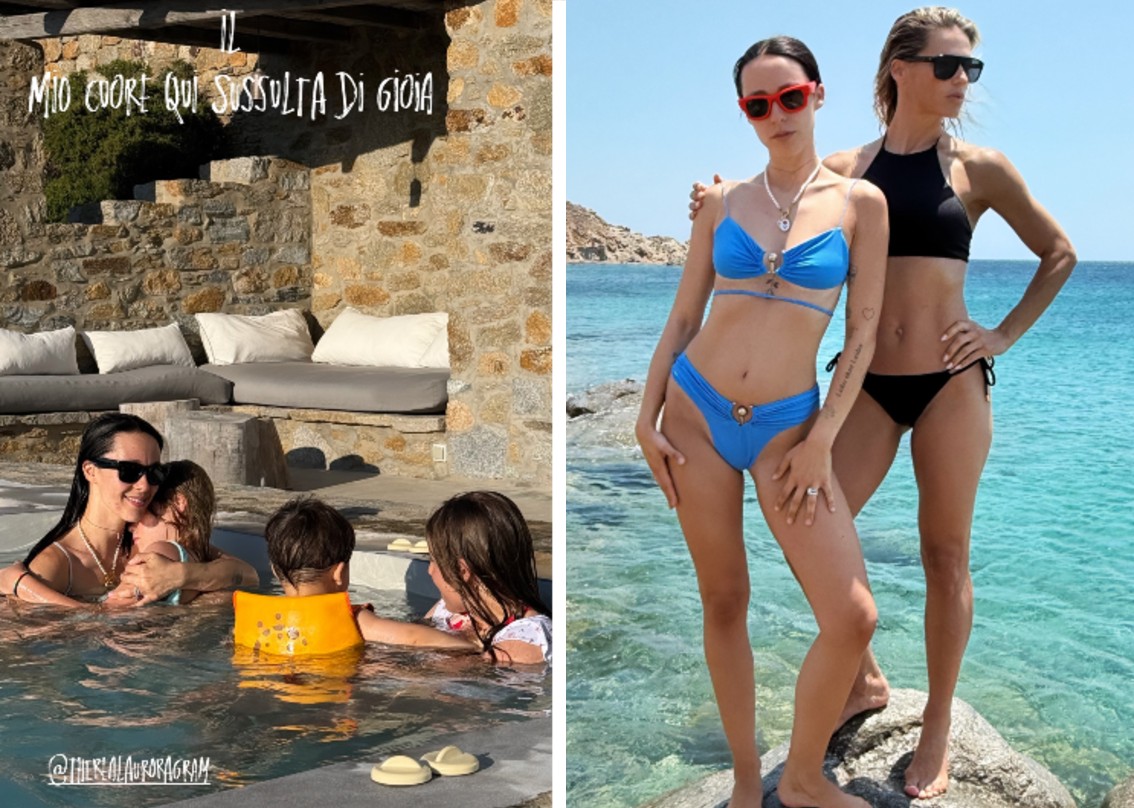 Michelle Hunziker con Aurora, le altre figlie, il nipotino e il genero: vacanza in famiglia all’estero - Gossip.it | News sul Gossip e VIP