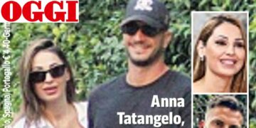 Anna Tatangelo paparazzata con l'ex calciatore da cui aspetta un figlio: i dettagli della loro relazione